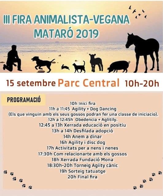 III FIRA ANIMALISTA VEGANA 2019!!